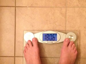 Starting weight. Image source: my own!